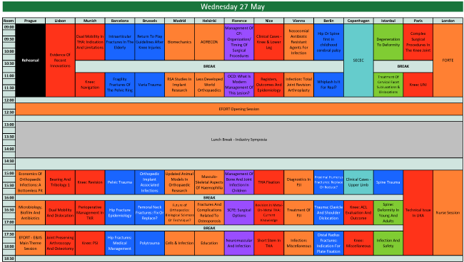 Day 1 - Wednesday 27 May 2015